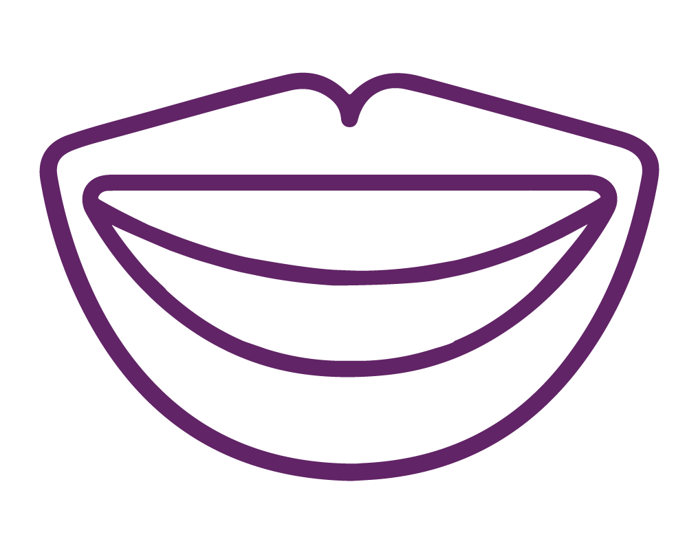 Dental Veneers Purple Icon